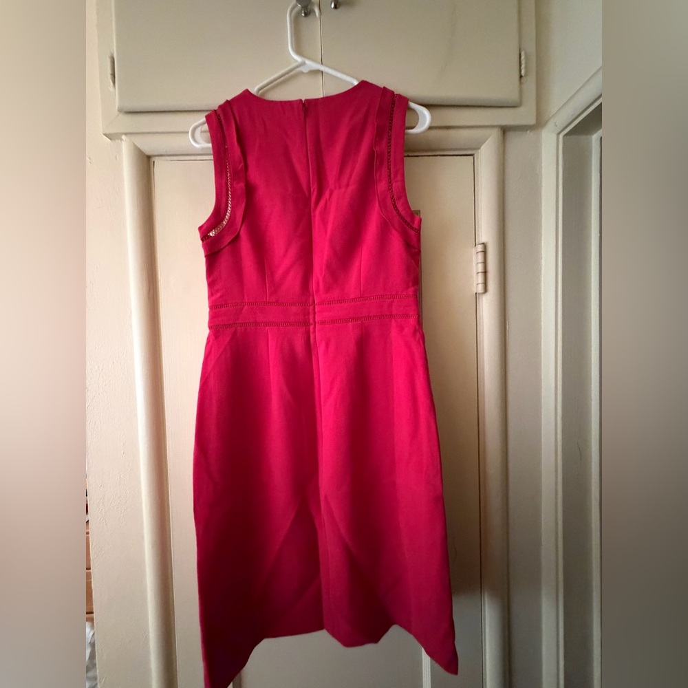 NWT Sleeveless Ann Taylor sheath dress in pink, size 4 - Picture 4 of 8
